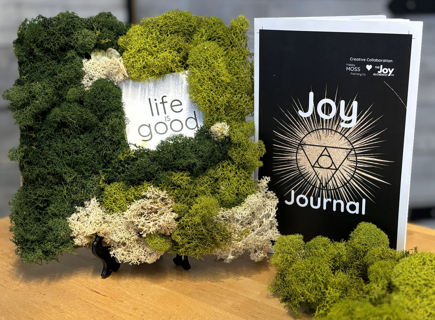 1 ~ Manifest JOY ~ Guided Journal & Moss Art Kit